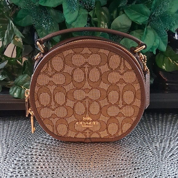 Coach Handbags - Coach Signature Brown Mini Bag